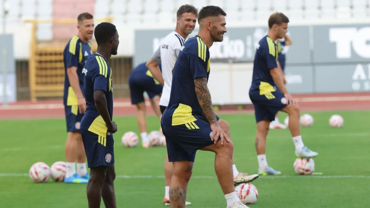 Hajduk odradio trening pred Žilinu, a Livaja i Garcia ukrali su pozornost ovim izrazima lica