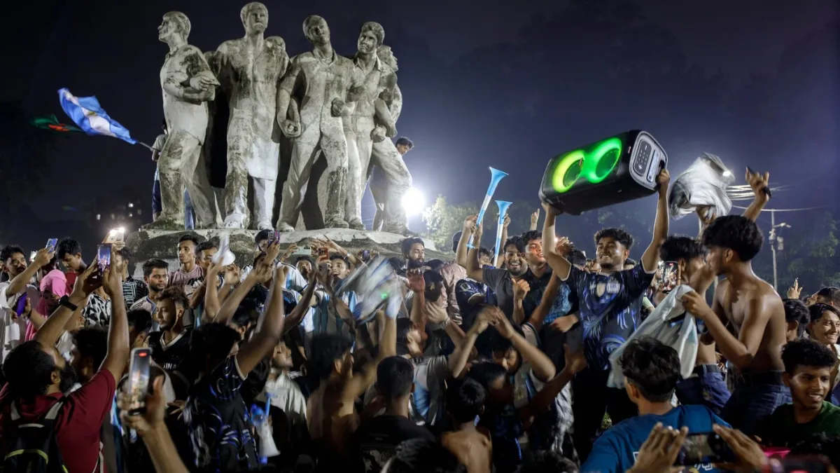 Euforija zbog pobjede Argentine, ali u Bangladešu