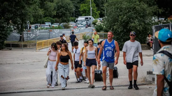 Ovo je stadion dan prije Ultre, tisuće posjetitelja već su u Splitu, pogledajte atmosferu