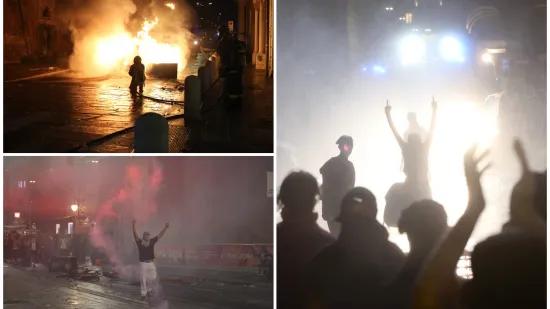 Apsolutno ludilo, kr&scaron; i lom: Bacili eksploziv kod policijske zgrade, uslijedio žestoki sukob