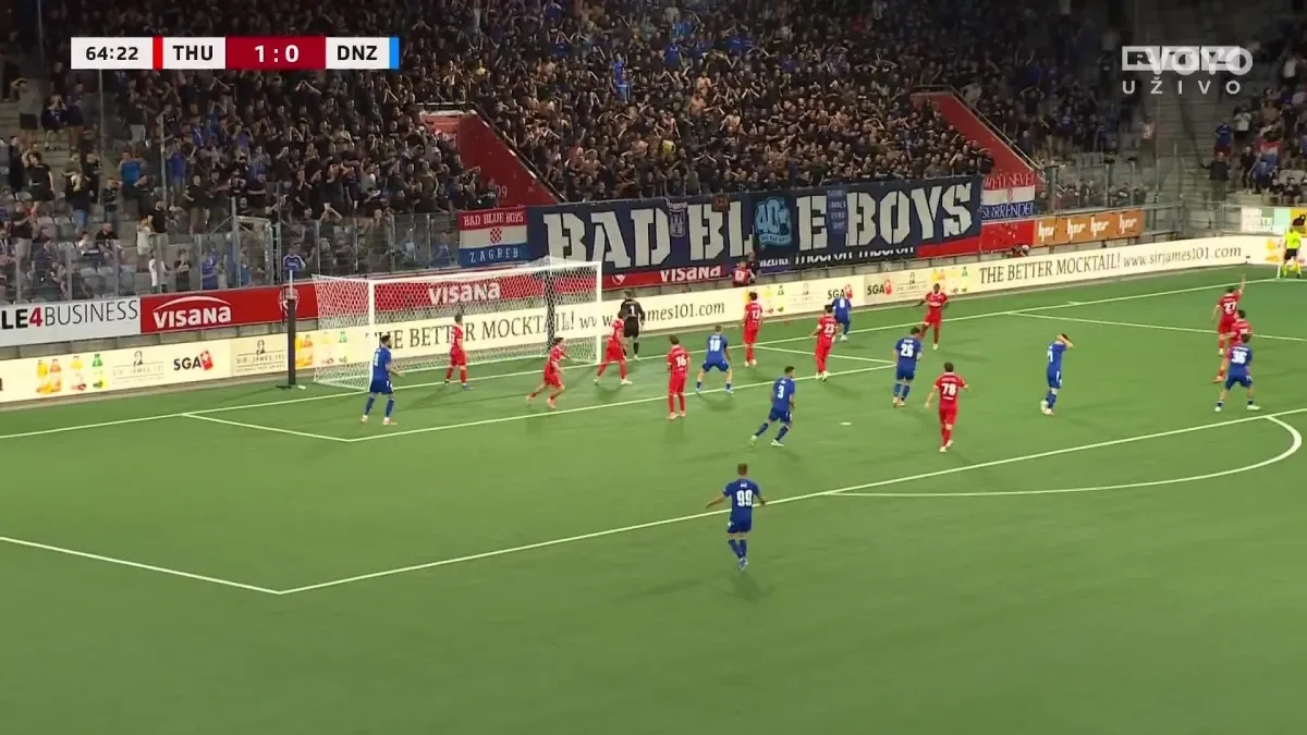 Dinamo se budi: Pogledajte kako su Modri zaprijetili Švicarcima