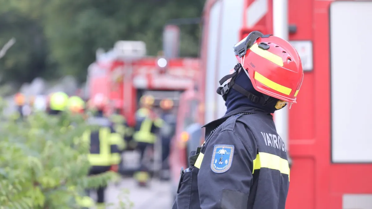 Udar groma izazvao požar u Makarskoj, vatrogasci: 'Zapalile se borova šuma'
