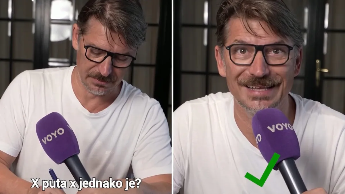 Možete li riješiti ovu zagonetku? Zvijezda prvog Voyo originala 'IQ 160' Luka Peroš odmah ju je odgonetnuo, a mnogi padnu na prvom koraku
