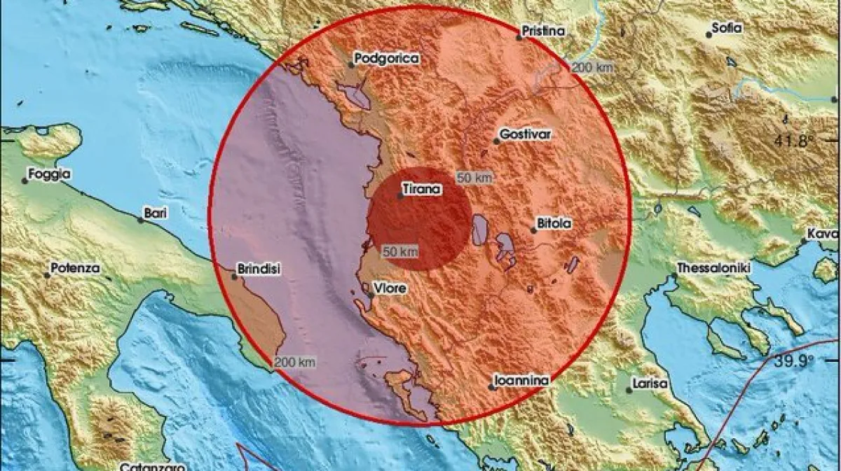 Nakon Sarajeva zatresla se i Albanija: Potres se osjetio u više gradova
