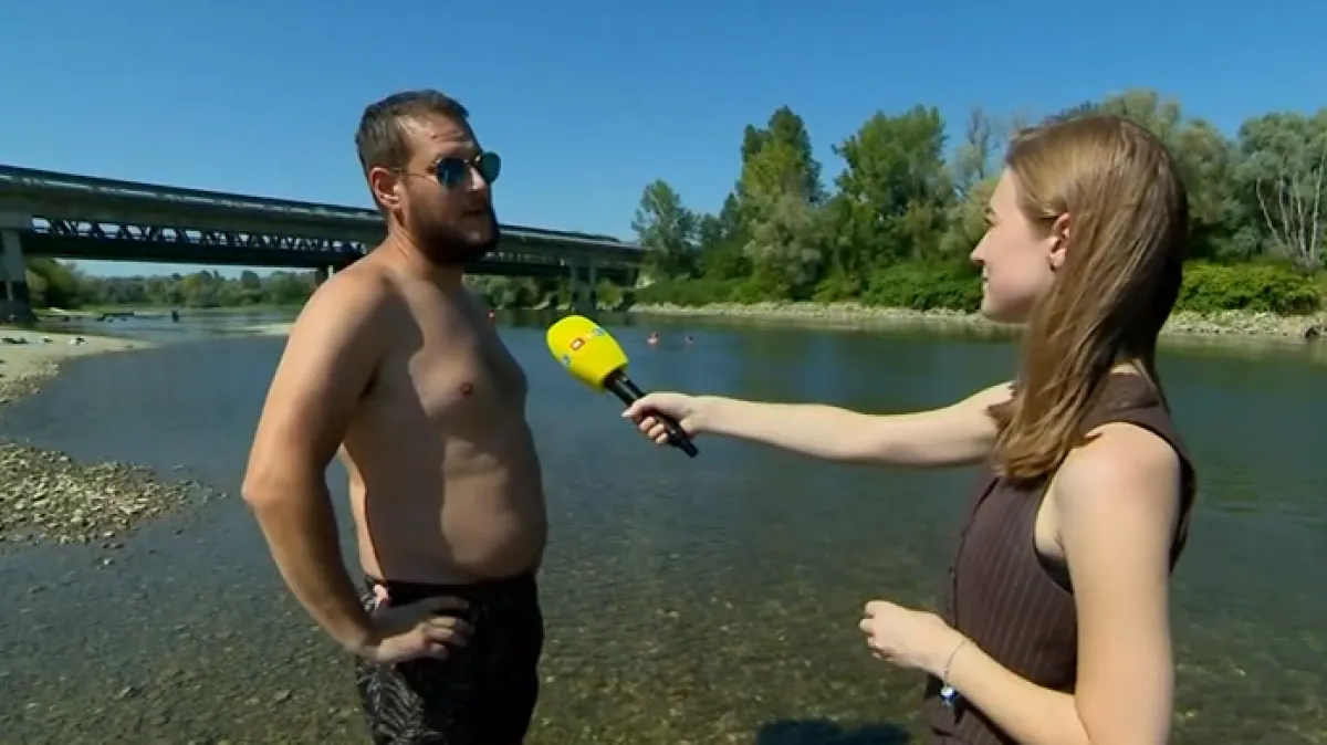 Drava presušuje, ali kupači ne odustaju: 'Ovdje je puno bolje nego na moru!'