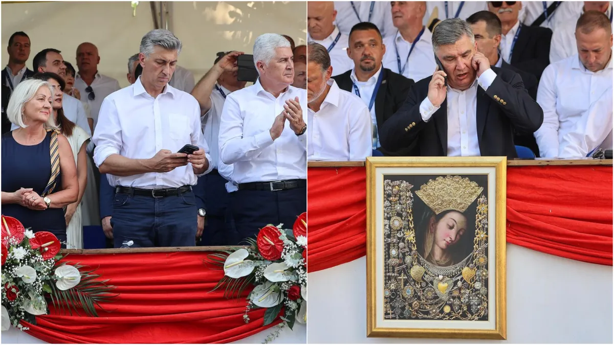 Sinjska alka okupila politički vrh: S kime su to Plenković i Milanović imali neodgodive pozive?