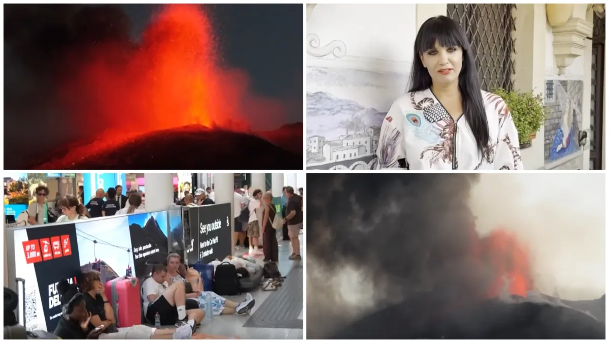Etna zarobila Hrvate na Siciliji, ali: 'Lava se ne viđa svaki dan'