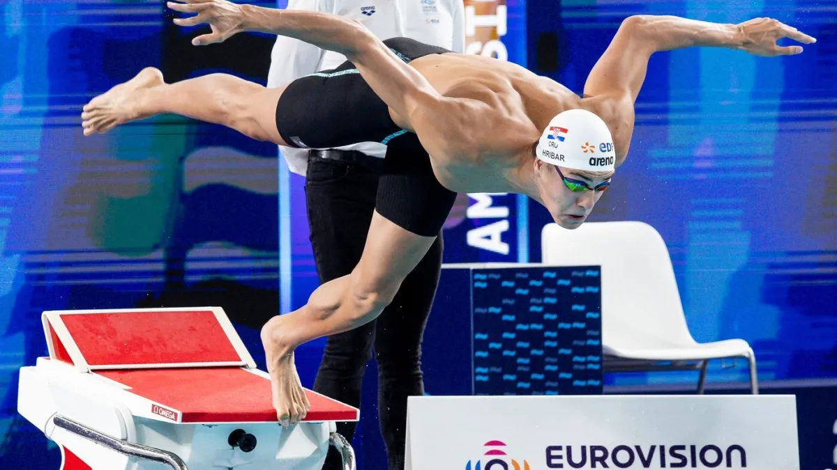 Jere Hribar bez finala na 50m slobodno na Europskom prvenstvu