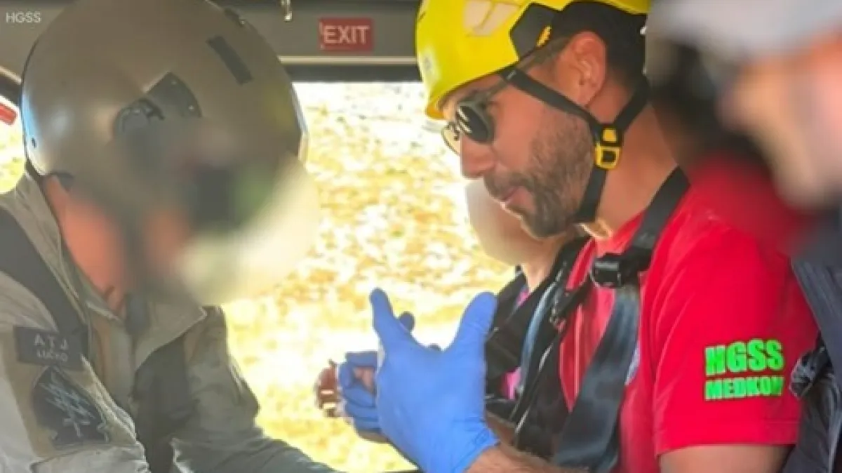 Teško ozlijeđena Njemica policijskim helikopterom prebačena u bolnicu