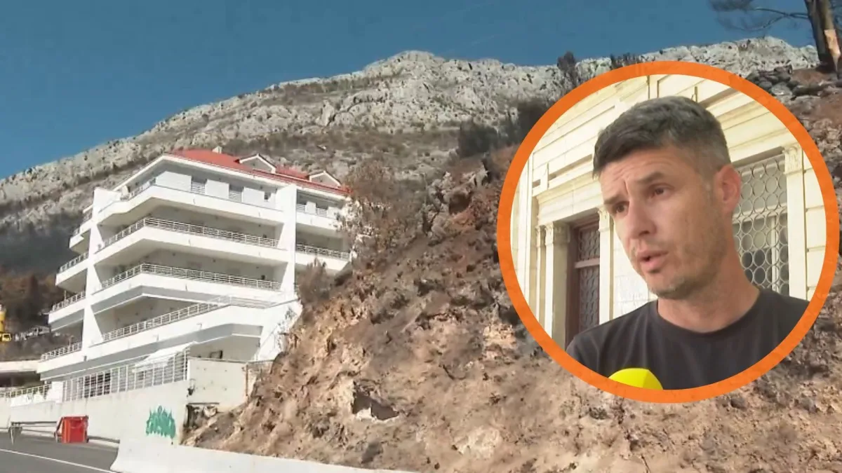 Strah na zgarištu kod Omiša! Klizište iznad kuća, a stižu prve kiše: 'Molimo Boga da ne krene'