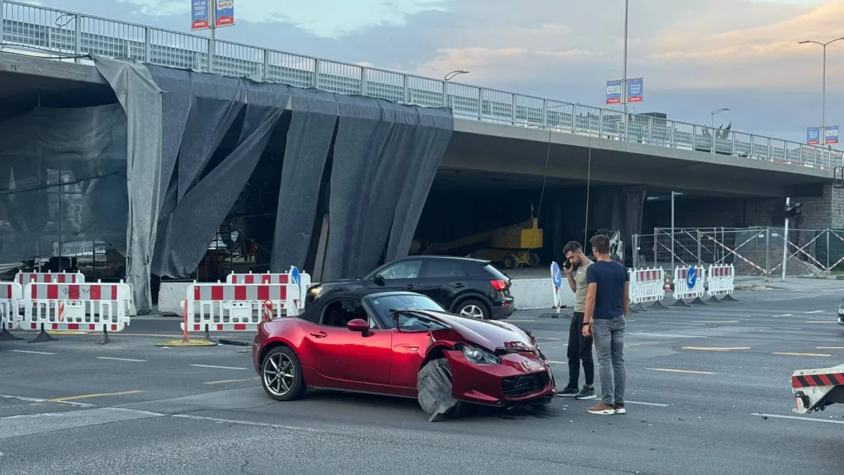 Sudar dva automobila na jednom od najprometnijih križanja u Zagrebu