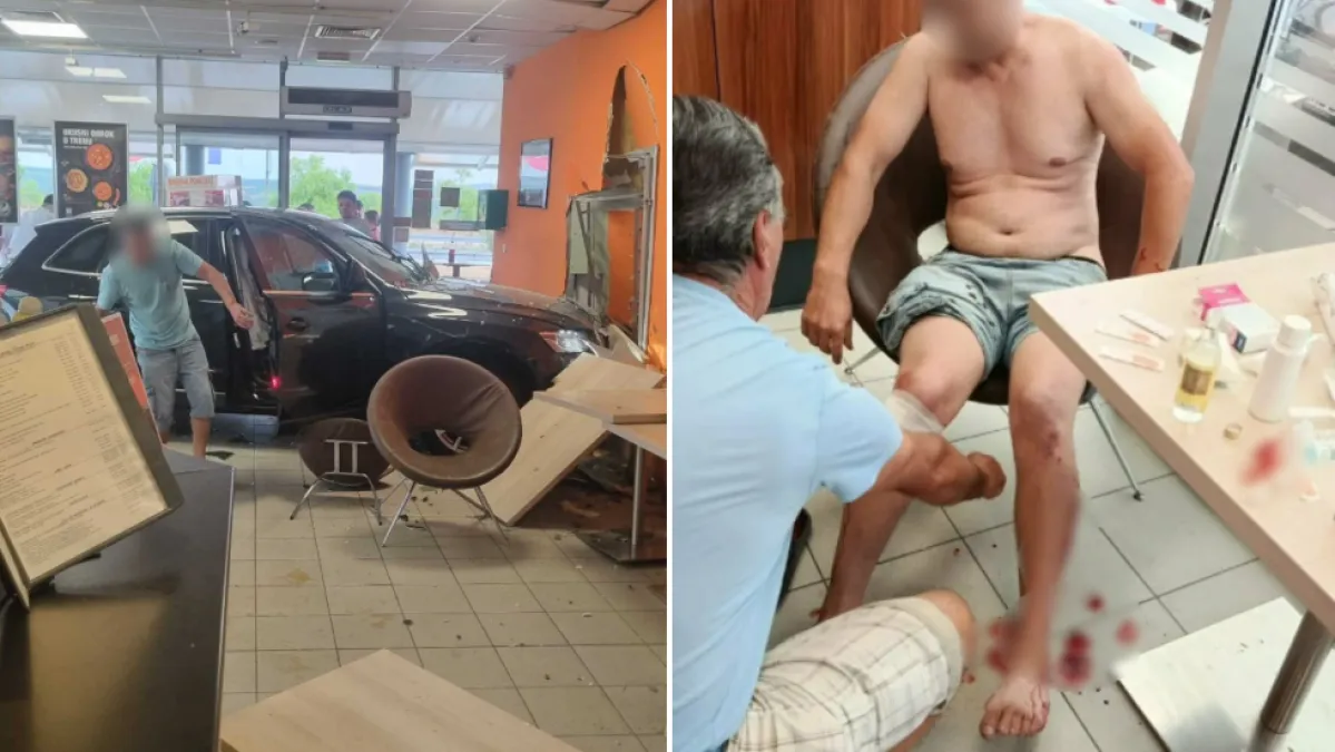 Autom probio staklo na odmorištu i ozlijedio muškarca: 'Odmah je nastala panika, svi smo u šoku'
