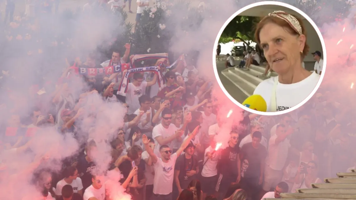 Gospođa Iva dočekala je igrače Hajduka: 'Ja sam se naježila kad sam čula'