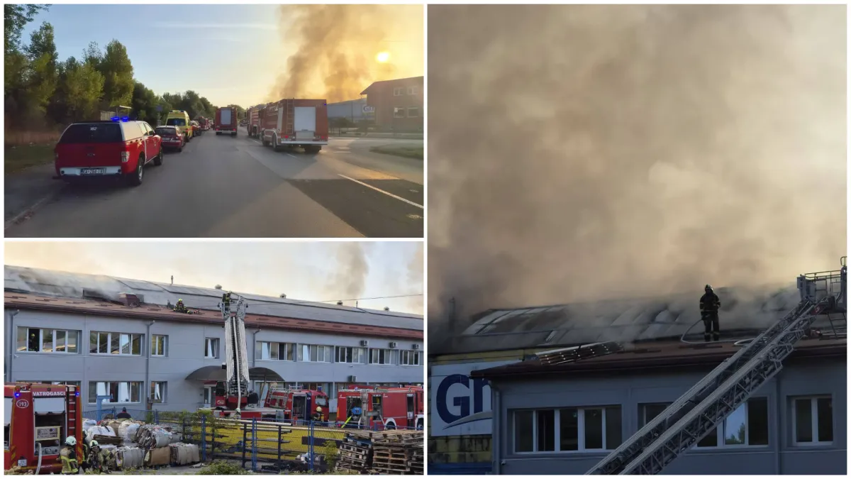 Pogledajte dramatične prizore s gašenja požara u Karlovcu: U tijeku provjera kvalitete zraka